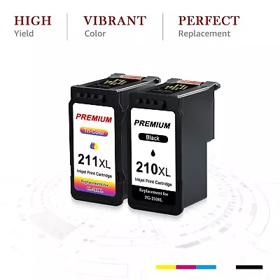 Ink Cartridge For Canon PG-210XL CL-211XL PIXMA MP250 MP280 MP495 MX340 MX330 • $24.95