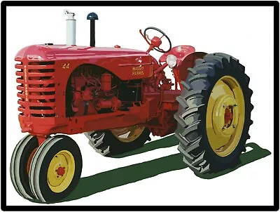 Massey Harris Tractors New Metal Sign: Model 44 Featured Large Size:  12 X 16  • $33.88