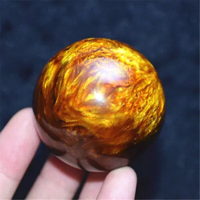 Genuine Golden Black Coral Sea Willow Cure The Handball Ball 50MMOne Pair 2pc • $0.99