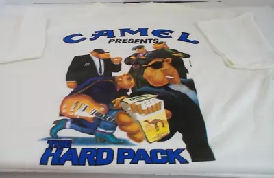 VTG Camel Hardpack  Joe  Pocket Tee XL THE HARD PACK T Shirt Single Stitch #0508 • $29.95