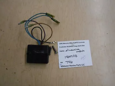 14857A8 Mercury 1995 60hp ELHPTO Outboard Oil Warning Module 5 Wire T96 • $45