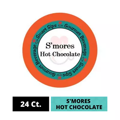 S'mores Hot Chocolate Pods 24 Ct Single Serve K Cups For Keurig Brewers • $18.22