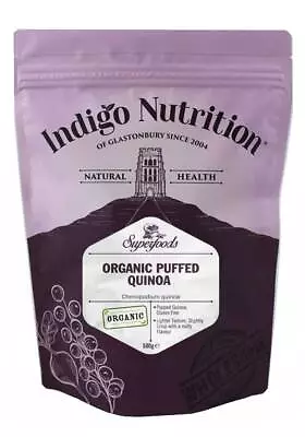 Organic Puffed Quinoa- 250g & 500g - Indigo Herbs • £15.95