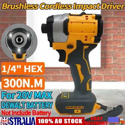 Brushless 1/4  HEX Impact Driver Body Tool For Dewalt 18V Battery DCF850N-XJ • $69.99
