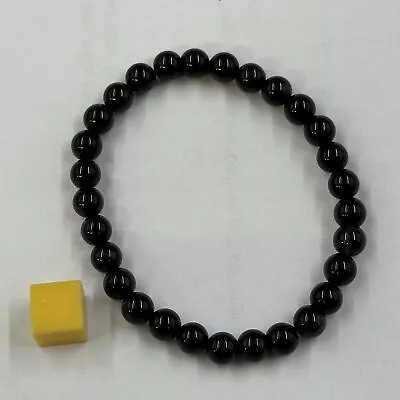 6mm Rainbow Obsidian Bead Stone Bracelet - Genuine Spiritual Healing Jewellery • £11.76
