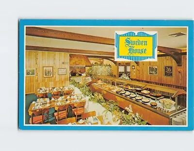 Postcard Sweden  House Smorgasbord USA • $3.49