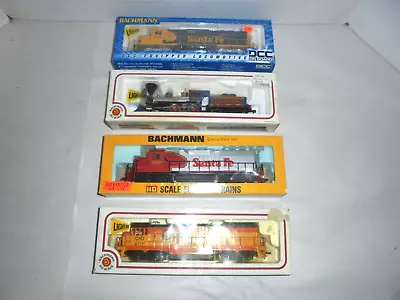 Bachmann Lot Of Four Ho Scale Engines 1-steam3-diesel All With Boxes Nice Lot • $99.95