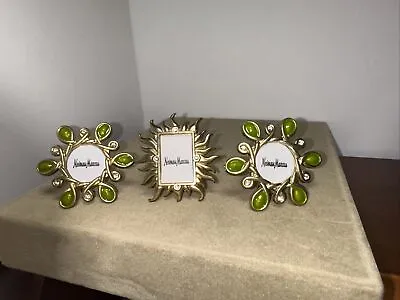 Lot Of 3 Neiman Marcus JAY STRONGWATER Miniature Enamel Jeweled Picture Frames • $39