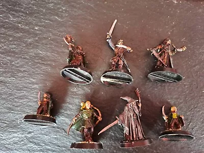 Warhammer Lord Of The Rings Metal Fellowship Figures 7 Oop • £15.99