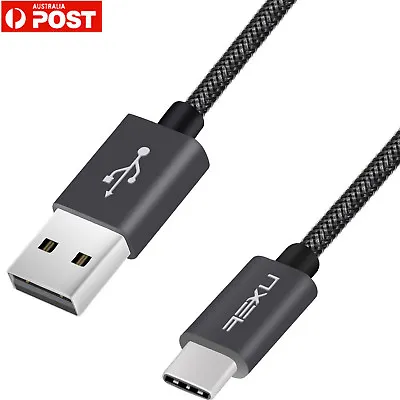 NXET Nylon Braided Fast USB-C Type-C Charger & Data Sync Charging Cable For Sony • $9.99
