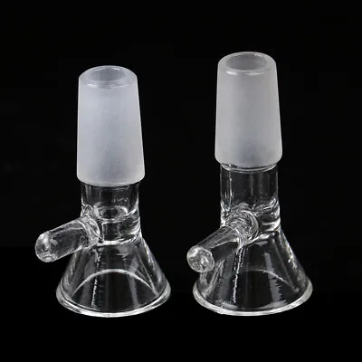 £2.93 • Buy 1Pc Clear Laboratory Glassware Borosilicate Handle Funnel Type Bowl ChemistTM