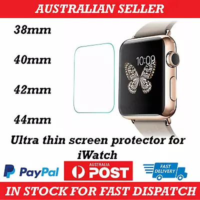 $5.89 • Buy Apple Watch 1/2/3/4/5/6/SE Ultra Thin Screen Protector IWatch 38/42/40/44mm