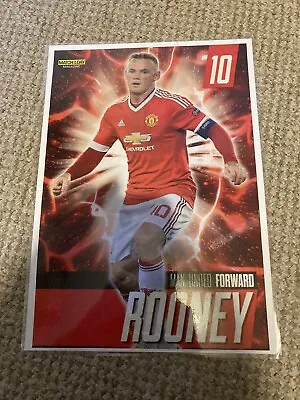 Wayne Rooney  Manchester United    A4 Sized Laminated Poster  • $3.72