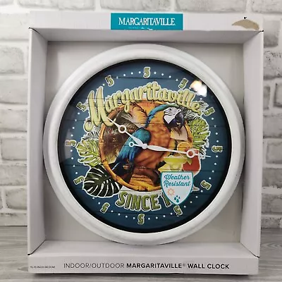 LaCrosse Margaritaville Wall Sign Clock 15.75  All 5 Indexes Indoor/Outdoor Use • $31.50
