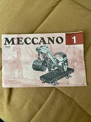 Vintage French Meccano No 1 Instruction Manual 14 Pages • £3.99