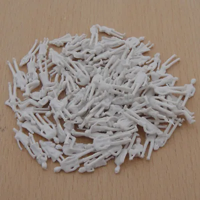 100x Model Trains OO Gauge White Figures Mixture Of Different Characters People • $2.65