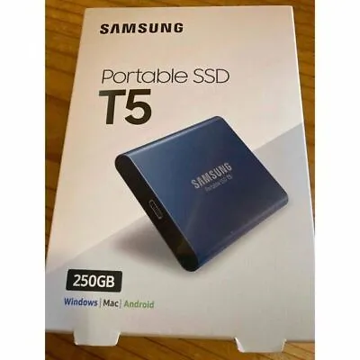 Samsung External SSD T5 250GB USB3.1 Gen2 Compatible MU-PA500B NEW • $195.02
