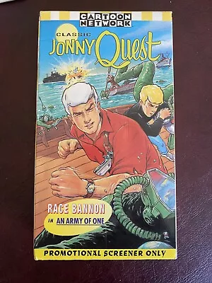 Jonny Quest An Army Of One VHS Promotional Screener Cartoon Network • $12