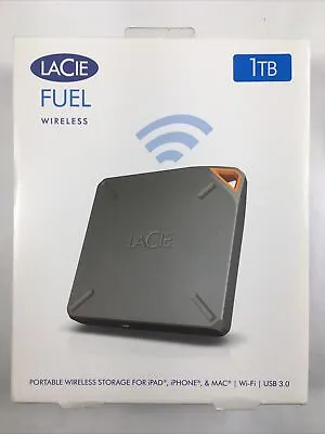 LaCie Fuel 1TB Wireless Storage With Wi-Fi And USB 3.0 9000436U IPad Mac IPhone • $280
