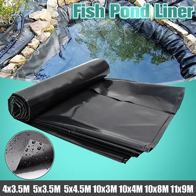 £166.59 • Buy Durable Fish Pond Liners Reinforced HDPE Membrane Garden Pools Landscaping
