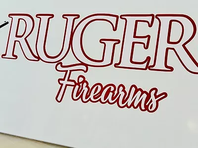Custom Ruger Firearms Vinyl Decal MANY Sizes & Colors FREE Ship BUY 2 GET 1 FREE • $8.49