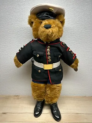 Vanguard Marine Corps Little Recruit Collection Black Uniform 20  Pplush Bear • $32.75