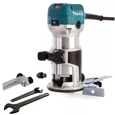 Makita RT0700CX4 1/4  Router / Laminate Trimmer With Trimmer Guide 240V 710w • £114.99