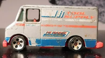 Vintage 1986 MATTEL Hot Wheels Box Truck Racing Tool Supply Loose Used • $0.99