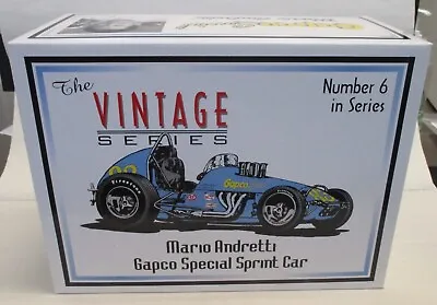 Gmp Mario Andretti Gapco Special Sprint Car 1:18 1839 Of 3840 Nib • $215