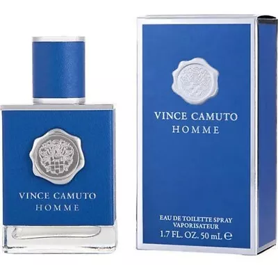 Vince Camuto Homme For Men Eau De Toilette Spray 1.7 Fl Oz New In Box • $23.90