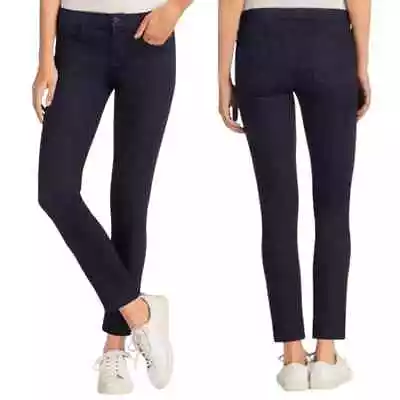 J Brand Tailored Crop Ankle Skinny Jeans In Dark Blue Inkwell Wash Mid Rise 29 • $35