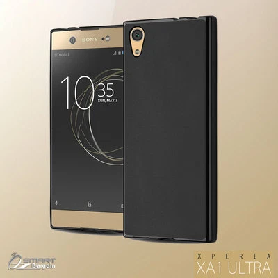 $4.99 • Buy Black Matte Soft  Gel TPU Jelly Case Cover For Sony Xperia XA 1 Ultra / XA