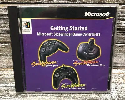 Original Vintage MICROSOFT SideWinder Game Controllers Software Ver 3.0 • $14.95