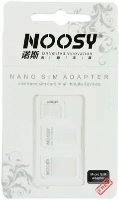 £0.01 • Buy NOOSY Sim Card Adapter Micro Mini Nano Standard 4in1 Set All Mobile Phones R40