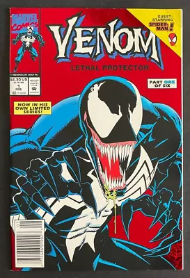 Venom Lethal Protector #1 Marvel 1993 Comics Spider-Man Newsstand • $27.97