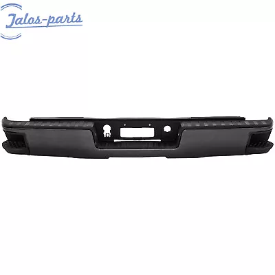 Carbon Fiber Look Rear Bumper For 14-18 Chevy Silverado Gmc Sierra 1500 W/o Hole • $228.89