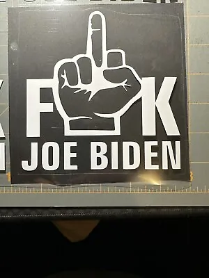 F Joe Biden Decal Funny Polictcal Trending Sticker FJB Middle Finger • $4.59
