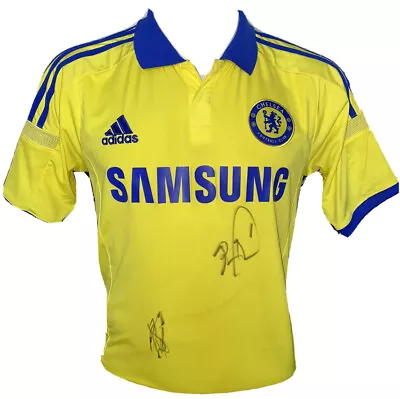 Signed Cesar Azpilicueta And David Luiz Chelsea Away Shirt • £89.99