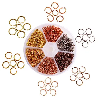 Nail Dangle Rings Strong Metal Nail Piercing Rings 1080 Pieces For Craft • £5.28