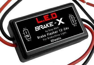 LED Brake X Flasher Strobe Module Relay Tail Light CarsTrucksBike STRONG 60WAT • $49.93