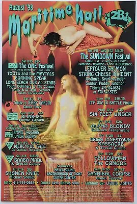 Blink 182 Concert Poster 1998 MHP 50 • $27.30