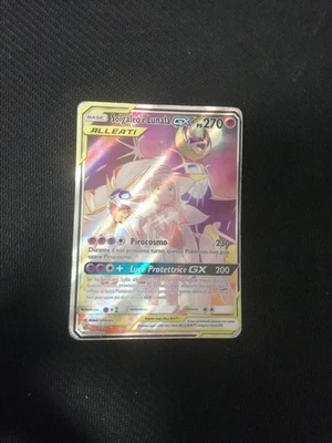 Pokemon Sun & Moon CSM2bC-036 Solgaleo & Lunala-GX RR Holo Card – 1st Edition Full Art (Chinese)