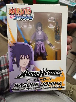 Anime Heroes Naruto Sasuke Uchiha Rinnegan Mangekyo Sharingan 6.5  Figure • $24.99