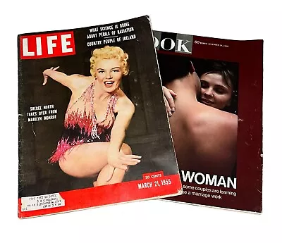 LIFE Magazine March 21 1955 Sheree North Cover Marilyn Monroe/Look Magazine 1968 • $12