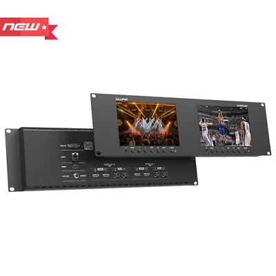 Lilliput Dual 7  RM-7029S 3-RU Rackmount Monitor With 3G-SDI /HDMI 2.0 Scopeview • $699