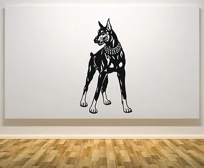 £67.81 • Buy Doberman Dog Pet Animal Guard Companion Wall Art Decal Sticker Picture Poster