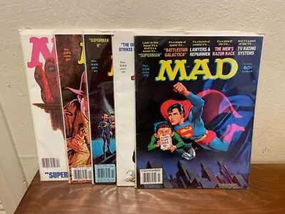 Mad Magazine: Lot Of 5 (Issues 208220226228243) • $18.99