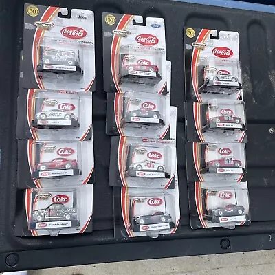 Lot Of 12 Matchbox Collectibles Coca-Cola - 1:64 Cars 2001/2002 • $50