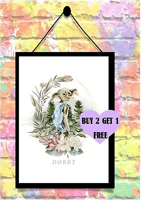 £2.75 • Buy BUY 2 GET 1 FREE Harry Potter DOBBY HOUSE ELF Wizard Print Poster Wall Art Gift