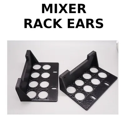 Rack Ears (2-Pack) For Behringer Digital Mixers XR16 XR18 SD18 Midas MR16 MR18 • $29.95